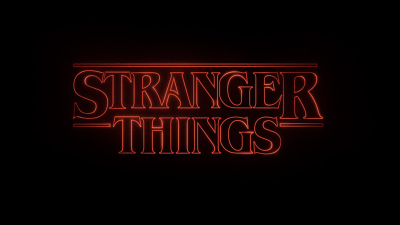 Stranger Things title sequence